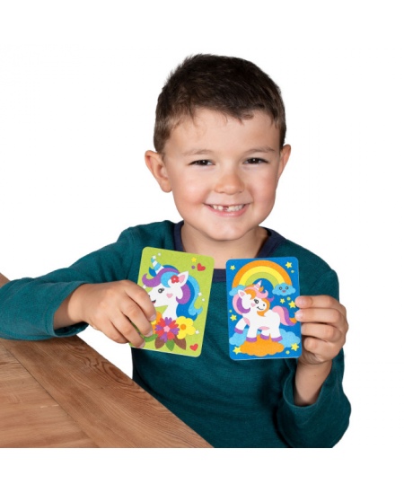 Smilšu zīmēšanas komplekts maisiņā SABBIARELLI Vienradži