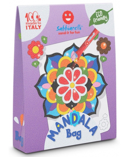 Smilšu zīmēšanas komplekts maisiņā SABBIARELLI Mandala
