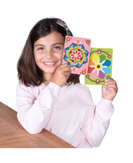 Smilšu zīmēšanas komplekts maisiņā SABBIARELLI Mandala
