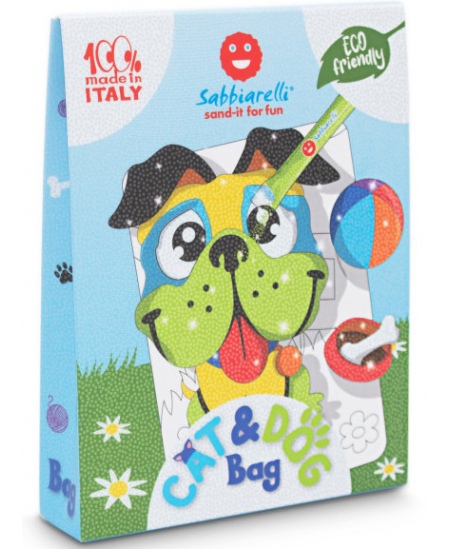 Smilšu zīmēšanas komplekts maisiņā SABBIARELLI Kaķi un suņi