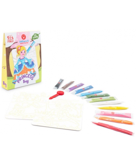 Smilšu zīmēšanas komplekts maisiņā SABBIARELLI Princeses