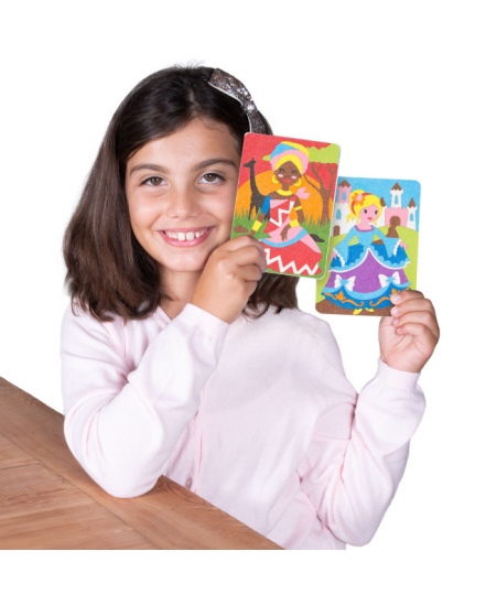 Smilšu zīmēšanas komplekts maisiņā SABBIARELLI Princeses