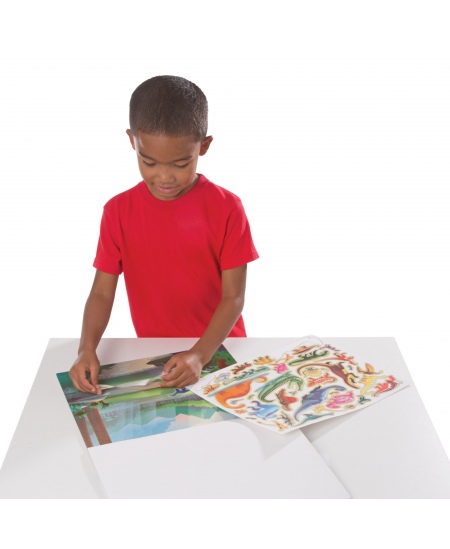 Atkārtoti lietojams uzlīmju komplekts MELISSA & DOUG Aizvēsturiski dzīvnieki