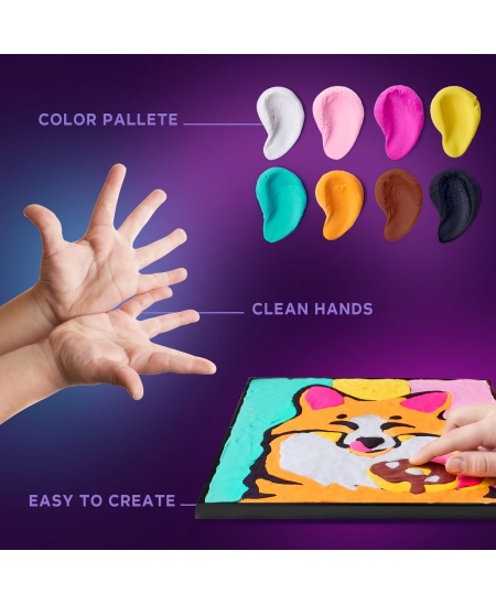 3D krāsošanas ar mālu komplekts OKTO Lapsa, 30x30 cm