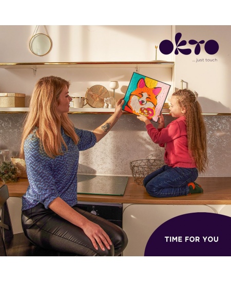 3D krāsošanas ar mālu komplekts OKTO Lapsa, 30x30 cm