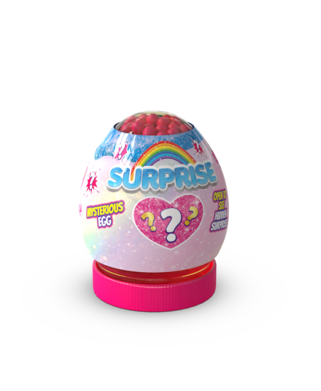 Gļotas olā ar pārsteigumu OKTO Lovin Slime Antistress, 130 ml