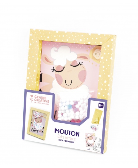 Rāmji krāsošanai un dekorēšanai ar burbuļiem GRAINE CREATIVE Jēriņš un ķengurēns