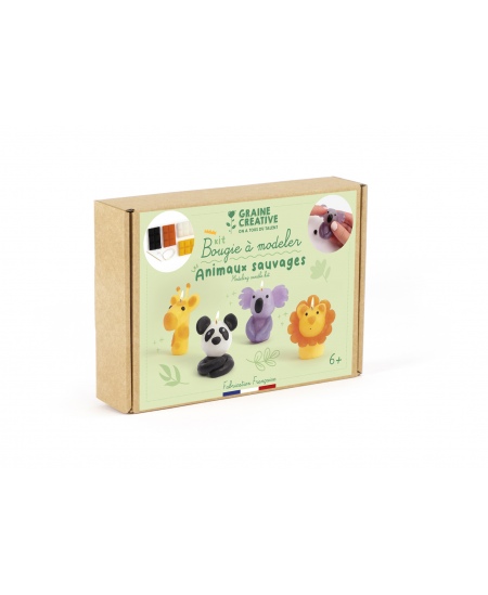 Sveču izgatavošanas komplekts GRAINE CREATIVE Savvaļas dzīvnieki