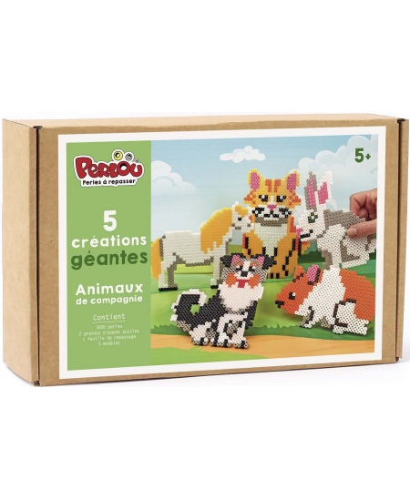 Ar gludekli sakausējama mozaīka PERLOU Mājdzīvnieki, 3000 pērlītes