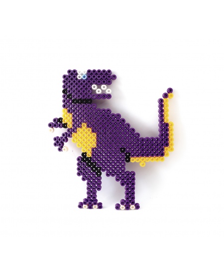 Ar gludekli sakausējama mozaīka PERLOU Dinozauri, 3000 pērlītes