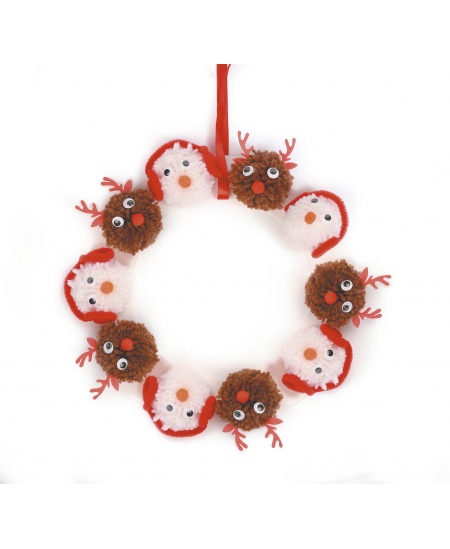 Ziemassvētku burbuļu vainagu veidošanas komplekts GRAINE CREATIVE