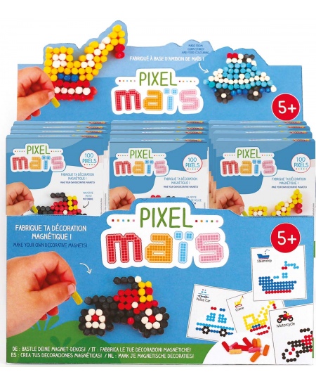 Magnētiņš no krāsainas kukurūzas GRAINE CREATIVE Mašīnas