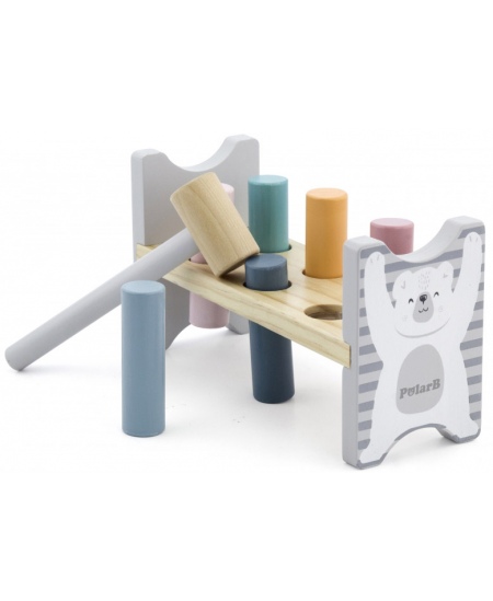 Koka kalšanas galds ar āmuru VIGA PolarB