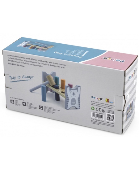 Koka kalšanas galds ar āmuru VIGA PolarB