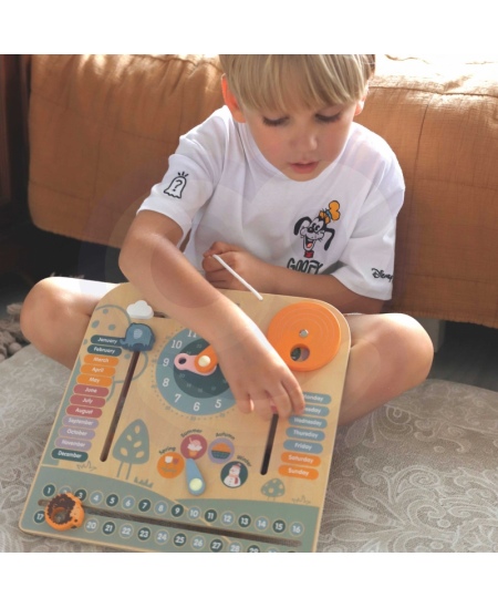 Koka kalendārs un pulkstenis VIGA PolarB