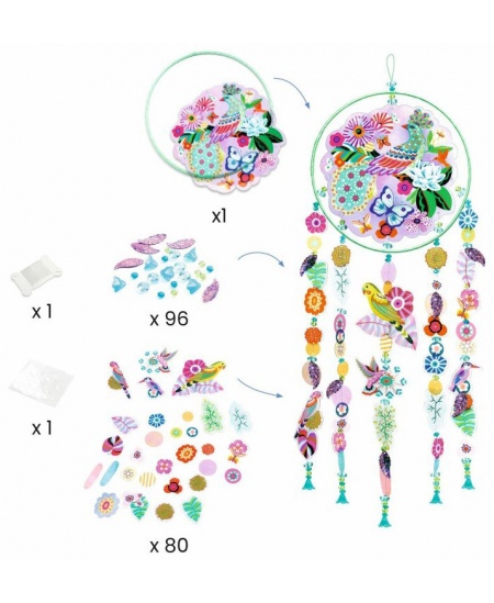 Saules ķērāja izgatavošanas komplekts DJECO Paradīzes putns