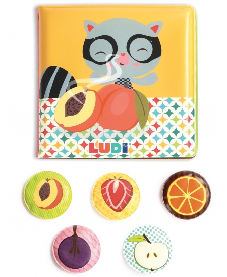 Izglītojoša grāmatiņa smaržu iepazīšanai LUDI Augļi