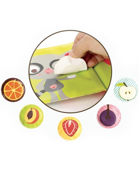 Izglītojoša grāmatiņa smaržu iepazīšanai LUDI Augļi