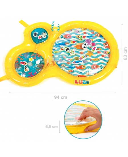 Piepūšams ūdens paklājiņš LUDI