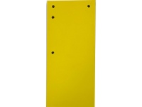 Skirtukai SM-LT, 110x235 mm, 50 vnt., kartoniniai, geltoni