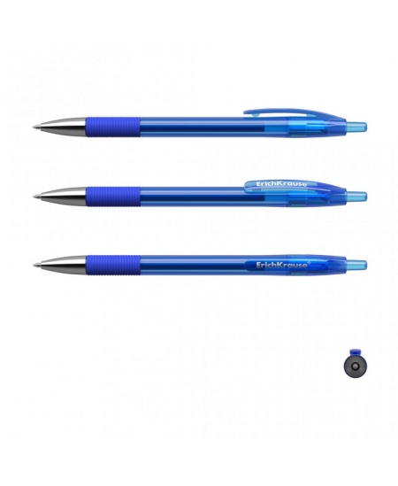 Automātiska gēla pildspalva ERICH KRAUSE R-301, 0.4 mm, zila