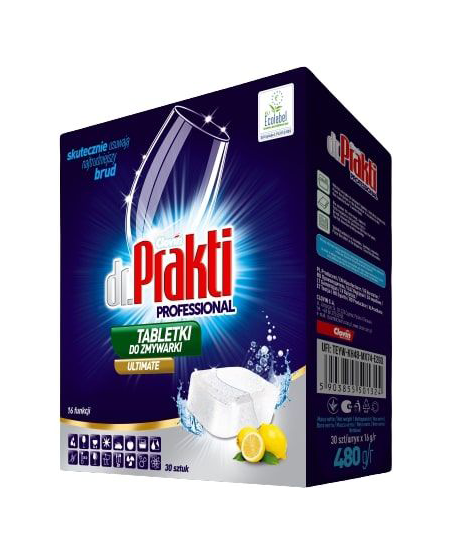 Tabletes trauku mazgājamajām mašīnām Dr. PRAKTI, 30 gab.