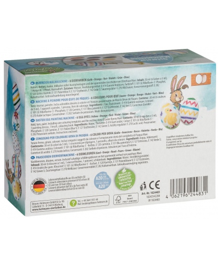 Olu krāsošanas ierīce mazajiem HEITMANN Turu, griežu, krāsoju