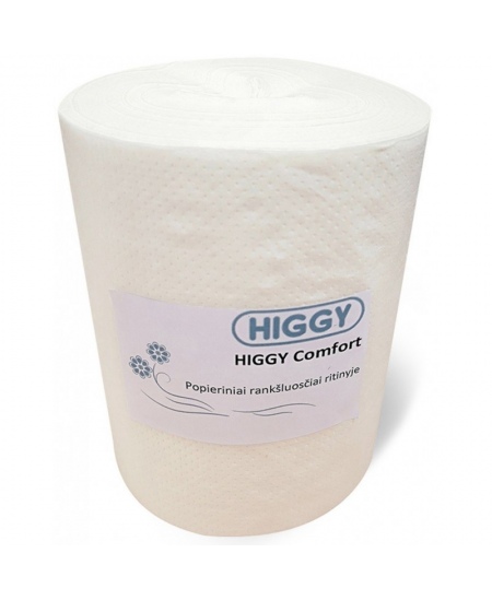 Papīra dvieļi ruļļos HIGGY Comfort S-120, 1 rullis