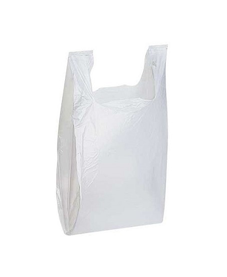 Iepirkumu maisiņi ar rokturiem 40/10 x 65, 100 gab., HDPE