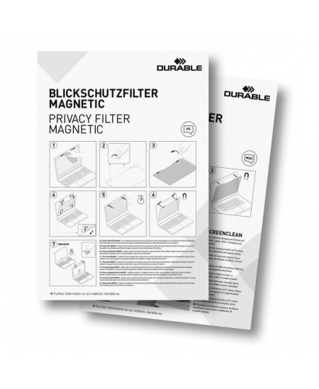 Privātuma filtrs DURABLE MAGNETIC, 15.6 collas
