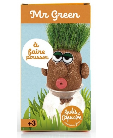 Diedzēšanas komplekts RADIS et CAPUCINE Mr. Green Zāles galva