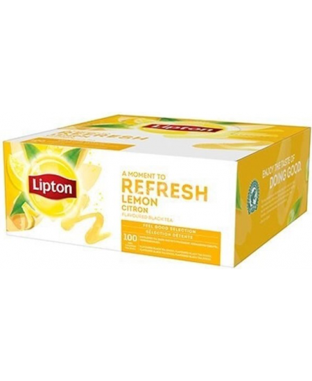 Melnā tēja LIPTON YELLOW, 100 gab.
