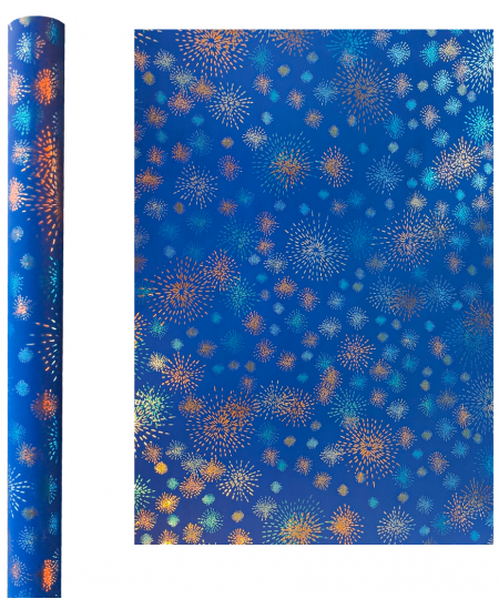 Metalizēts dāvanu iesaiņojamais papīrs, 70x150 cm