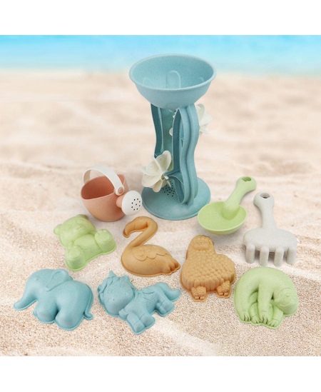 Smilšu komplekts ar griezuli un laistāmo kannu WOOPIE, 10 daļas