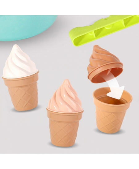 Smilšu rotaļlietu komplekts WOOPIE Saldējuma gatavošana, 15 daļas