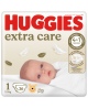 Autiņbiksītes HUGGIES Extra Care Newborn, 1. izmērs, 2-5 kg, 26 gab.