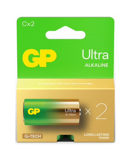 Baterijas GP BATTERIES, LR14 (C), 2 gab.