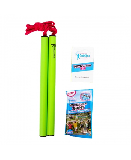 Burbuļu koncentrāta (1 l) un stienīšu komplekts maisiņā-spainī SOUTH BEACH BUBBLES Grab&Go