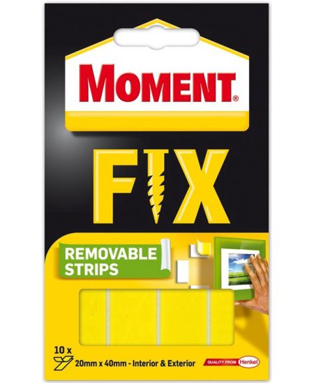 Divpusējā līmlente Moment, 0,04 m x 2 cm