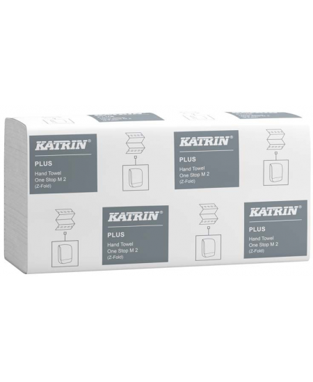 Papīra dvieļi loksnēs KATRIN One Stop M 2, 87303, Z locījums, 144 serv., 1 iepak.