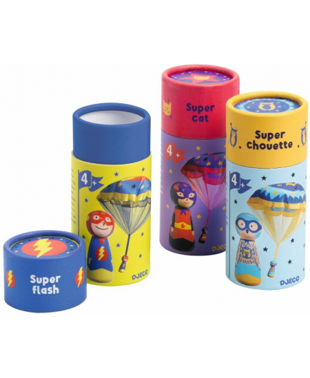 Mešanas spēle DJECO Parašūtisti supervaroņi