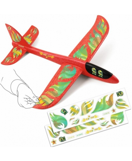 Dekorējams planieris DJECO Uguns lidmašīna