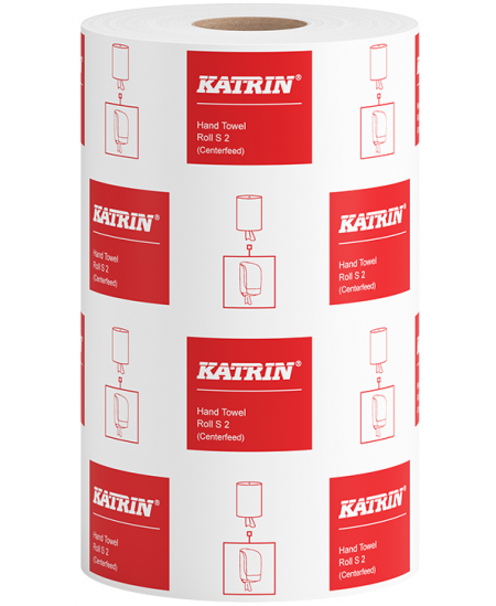 Papīra dvieļi rullī KATRIN Plus, S 2, 97494, 60 m, 1 rullis