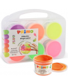 Pirkstu krāsa PRIMO, 6 fluorescējošās krāsas x 100 g