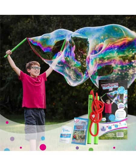 Burbuļu koncentrāta (1 l) un stienīšu komplekts maisiņā-spainī SOUTH BEACH BUBBLES Grab&Go