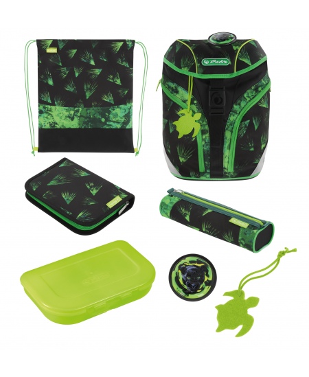 Mugursoma ar piederumiem HERLITZ SoftLight Plus Greenline Explorer