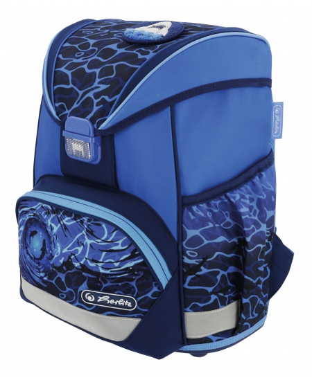 Mugursoma ar piederumiem HERLITZ UltraLight Plus Blue Shark