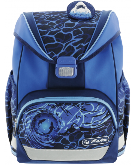 Mugursoma ar piederumiem HERLITZ UltraLight Plus Blue Shark