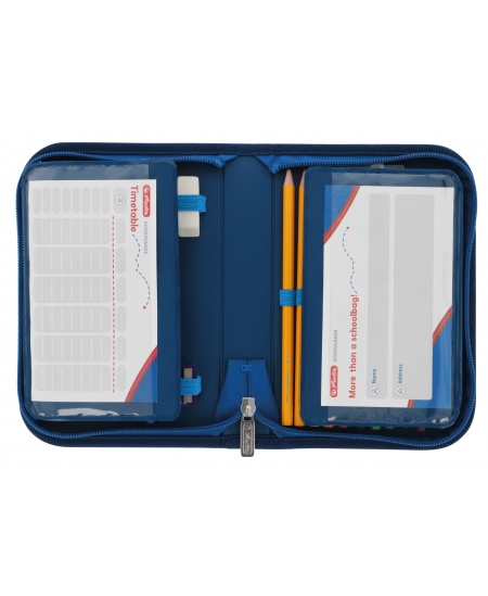 Penālis HERLITZ Blue Shark, viens nodalījums, pildīts