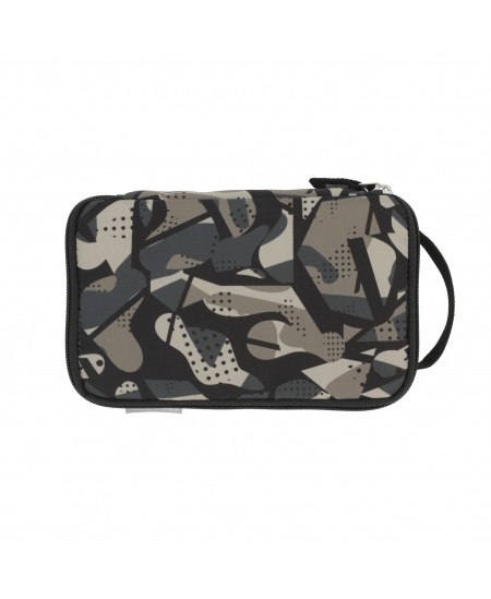 Penālis HERLITZ Camo Grey, viens nodalījums
